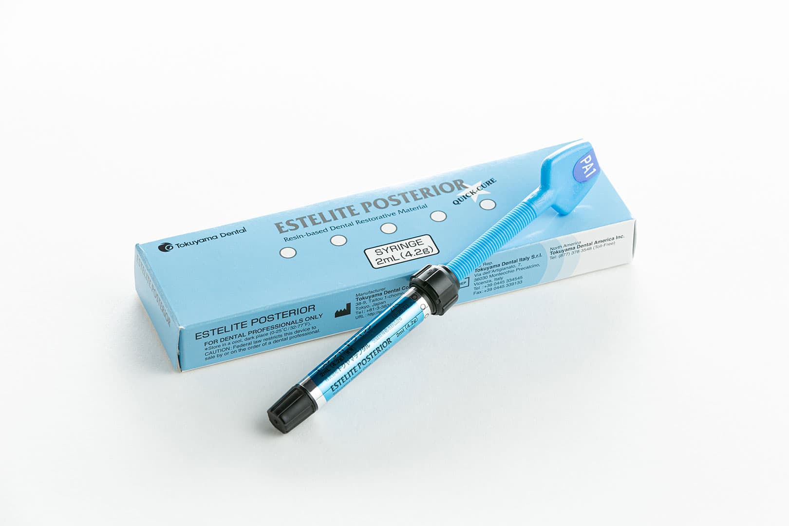 Estelite Posterior plombalash materiali, shprits 4,2 g (Tokuyama, Yaponiya)